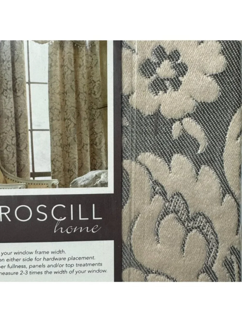 Croscill Waterfall Window Swag Valance 49